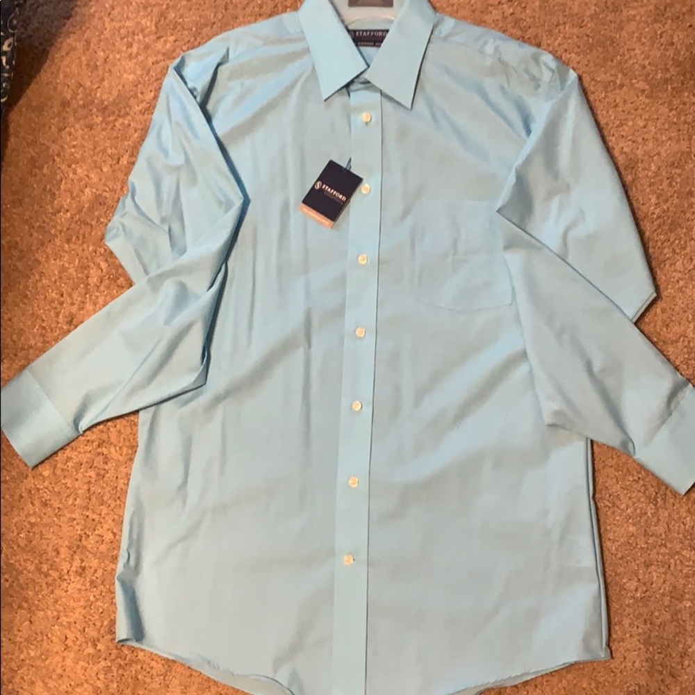 Mens Stafford Essentials button down -NWT-size 16